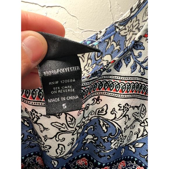 Torrid paisley fair isle printed lightweigh tank top womens 5 boho chic bohemian - Picture 3 of 7